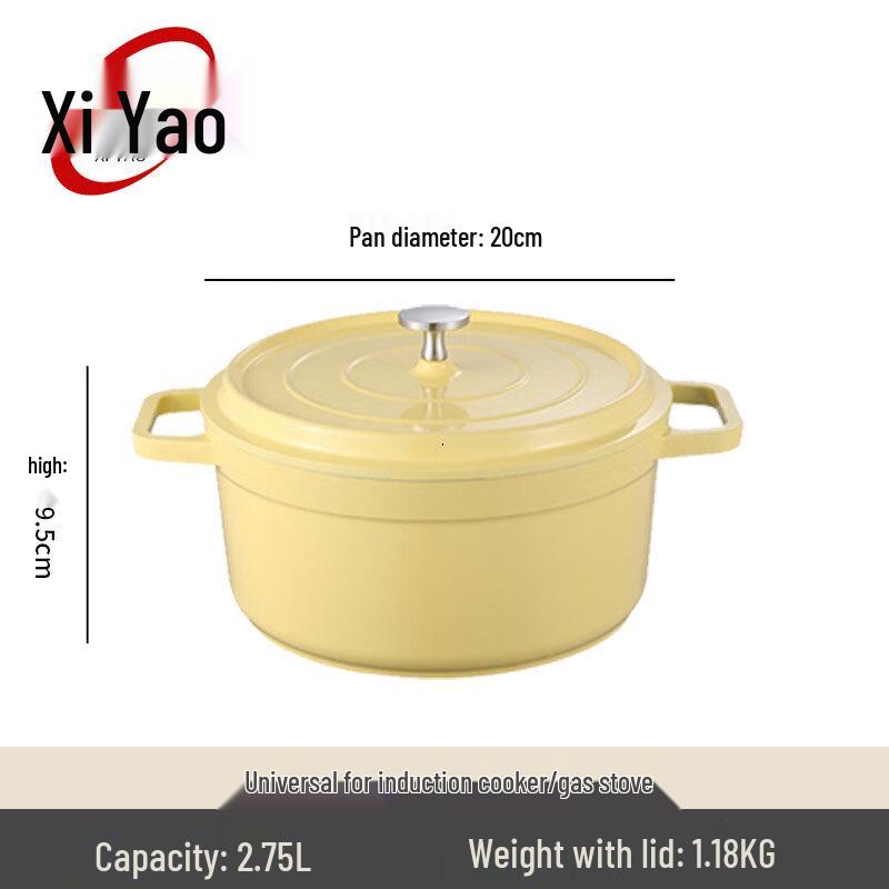Xi Yao Non-stick Enamel Stew Pot