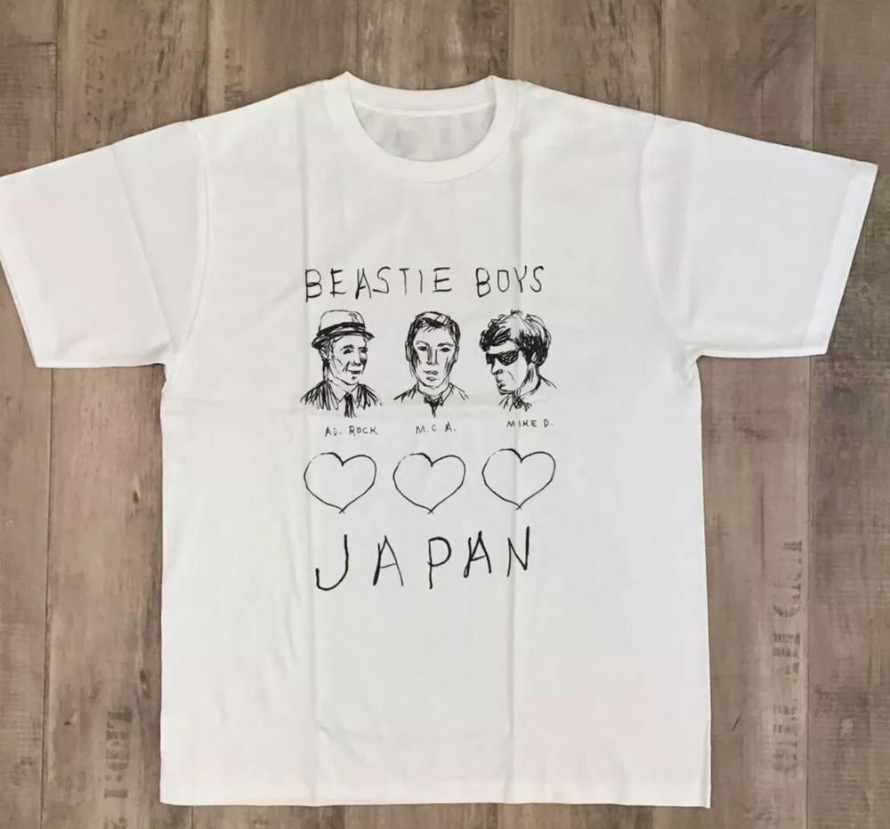 Retro In Japan World Tour Beastie Boys Classic Shirt White Unisex S-5XL Unisex T-Shirt XL
