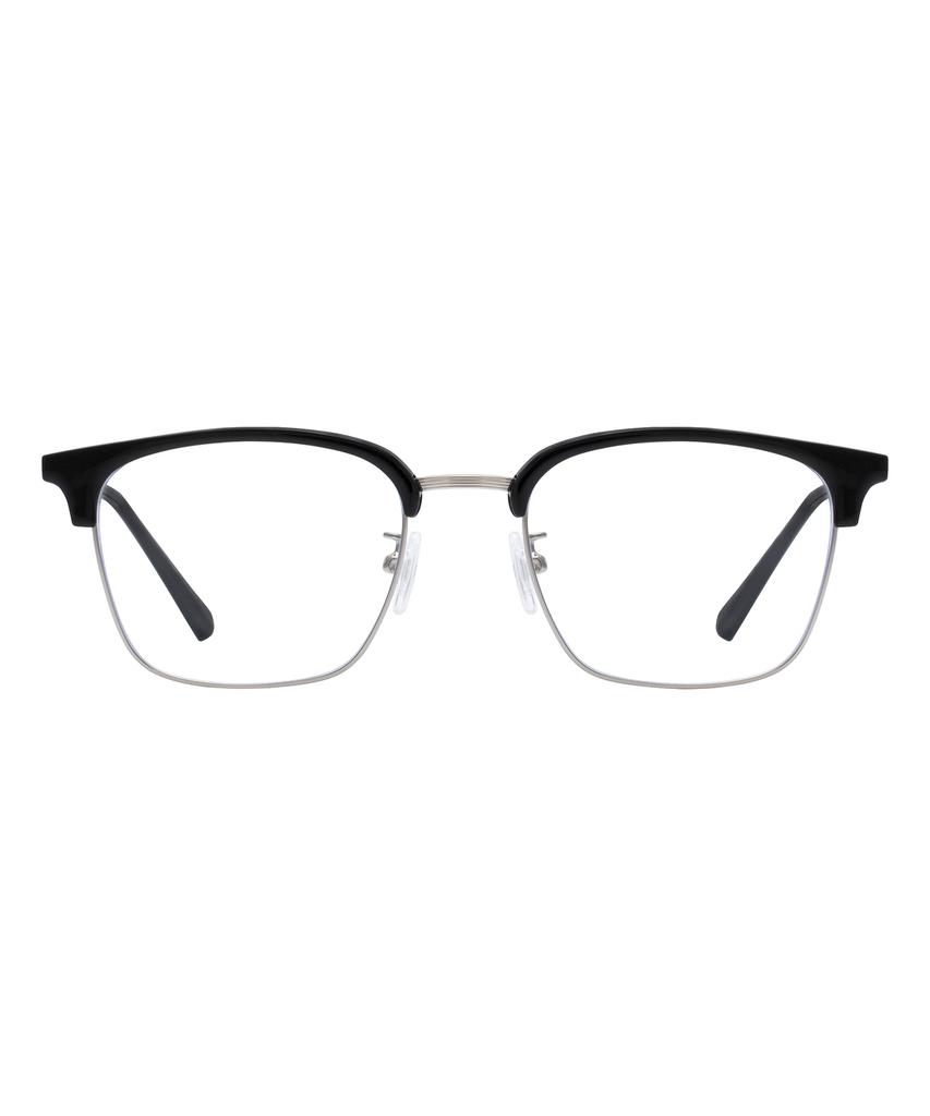 Likkeullou Rc Tr B210 Black Silver Blue Light Glasses