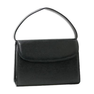 [Suitable for Both Formal and Formal Occasions, This Black Formal Bag Features a Synthetic Leather Interior Pocket and Is Perfect for Weddings,