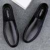 Men's Shoes Genuine Leather Slip On Loafers Wedding Dress Shoes For Men Moccasins Footwear Men Office All-match Man Casual Flats