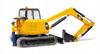 Caterpillar Bagger mit Figur Bruder 02466 Profi Serie 1:16