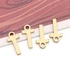 Stainless Steel 26 English Letter Pendant Charm for DIY Bracelets and Necklaces