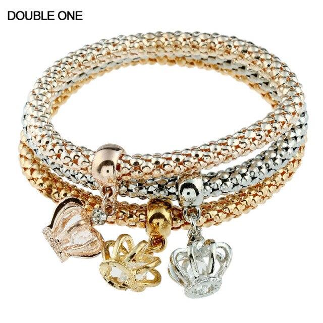 

Fashionable Fashionable Butterfly Crown Corn Chain Multilayer Bangle Exaggerated Statement For Women Bracelets Jewelry Souvenir GiftFashion Chain