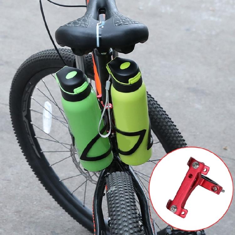 Aluminum Alloys Bikes Water Bottle Holder Bikes Water Bottle Cage Extension Rack for Secure & Stable Cage Installation