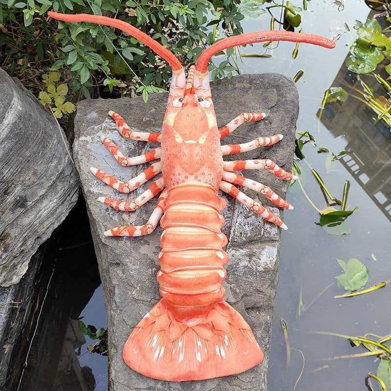 Creative Australian Lobster Plush Toy With 3d Design For Kids And Giftgiving Red Dragon,55cm