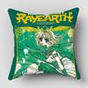 Musife Magic Knight Rayearth Pillowcase Art Square Zippered Pillow Cover 35*35,40*40,45*45cm wholesale