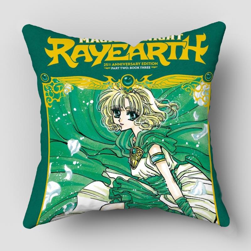 Musife Magic Knight Rayearth Pillowcase Art Square Zippered Pillow Cover 35*35,40*40,45*45cm wholesale