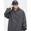 Men Fashion Tops Hooded Sweaters Spring and Autumn Men Long-sleeved Loose Hoodies Fashion Men Solid Color Tops