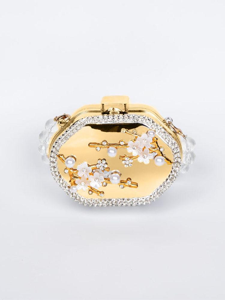 

Acrylic Mini Box Clutch Bag With Sparkling Lock For Daily Use Woman Style 1