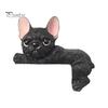 Decorative Wall Plate Sticker 3D French Bulldog Resin Light Switch Cover, Cute Cartoon Dog Socket Creative Ornament Decor, Self-Adhesive Animal