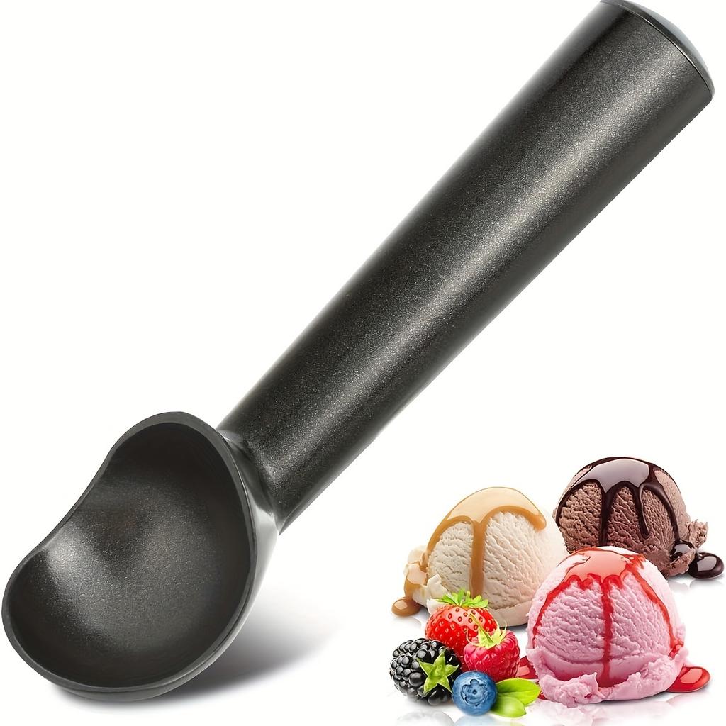 7 Inch Non-stick Lightweight Ice Cream Scoop Professional Black Silver Dishwasher Safe Cookie Scooper Ice-cream Spade 6