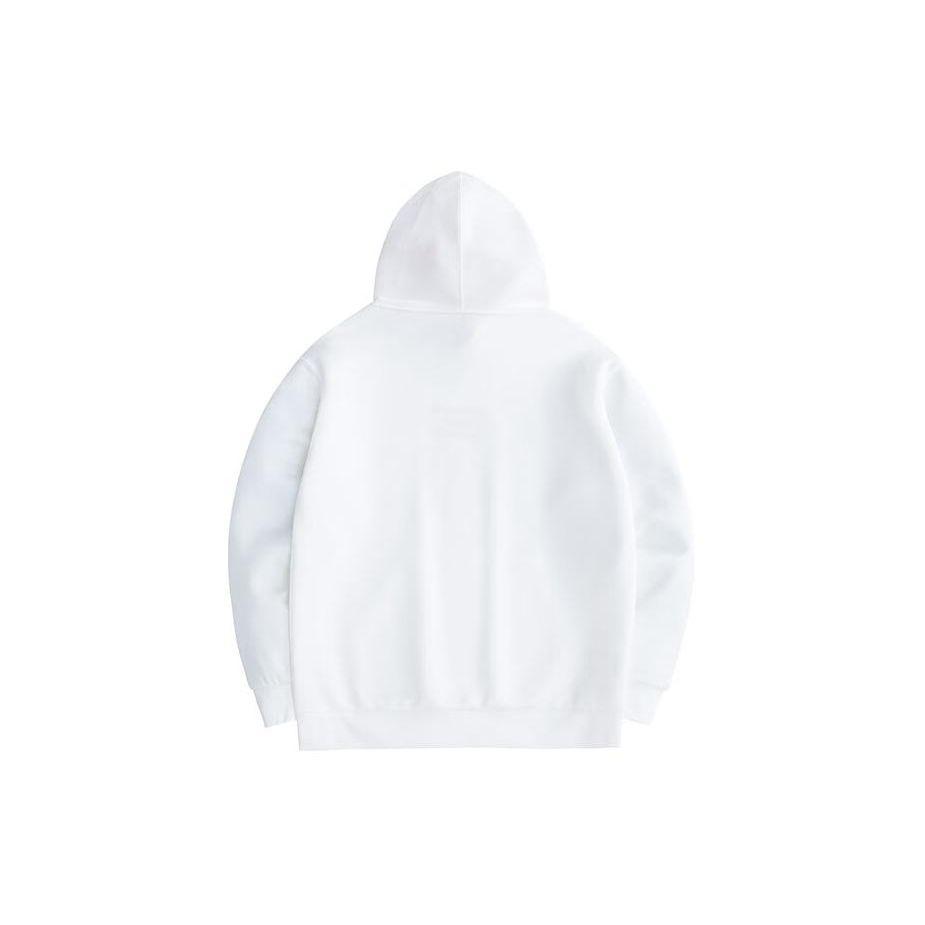 Anta Dragon Year Series Good Things Happen Letter Print Loose Hoodie Men Hoodies Paper-White 152418761-1
