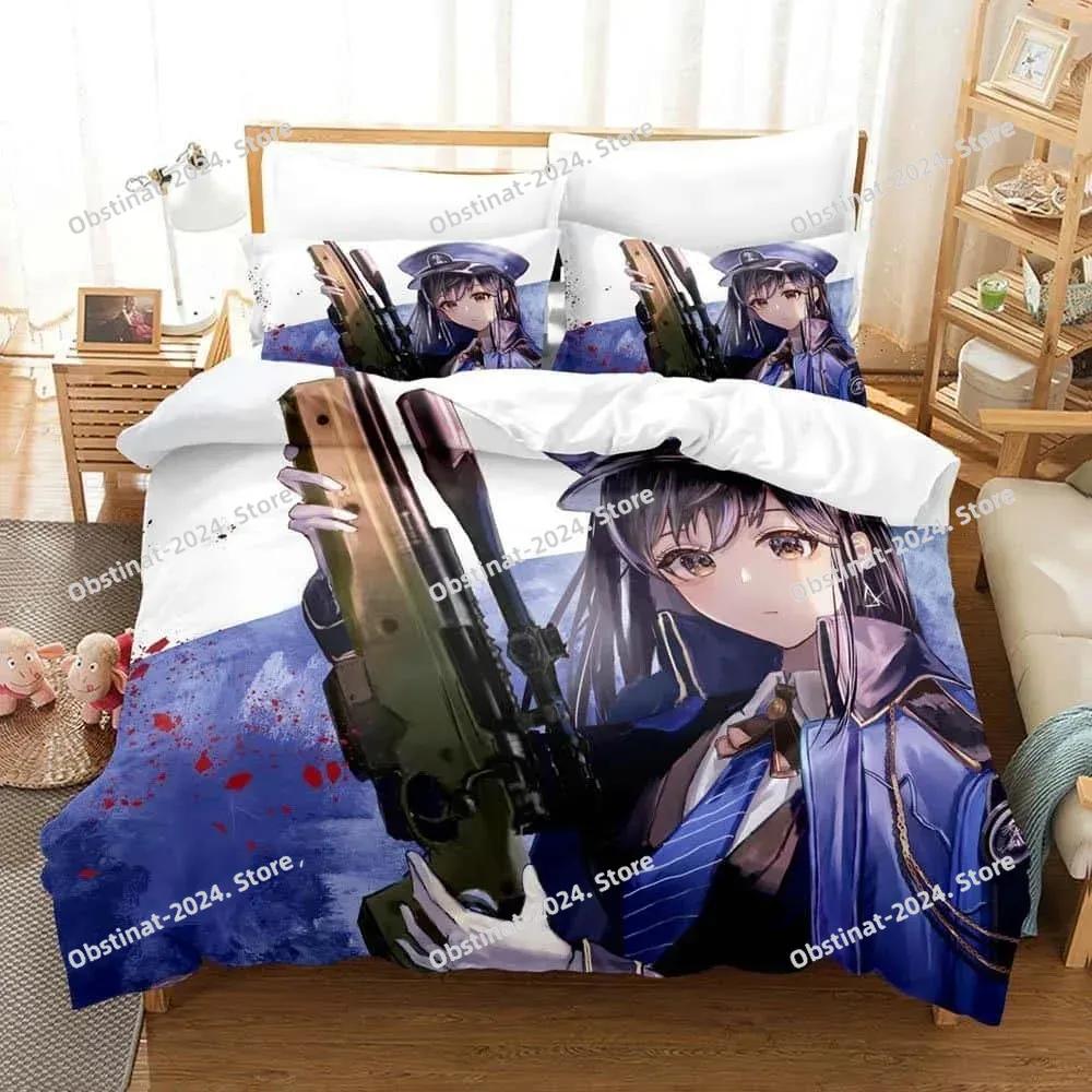 Comforter Game Goddess Of Victory Nikke Bedding Set Single Twin Full Queen King Size Bed Set Adult Kid Bedroom S 3D Anime