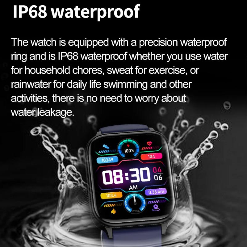 2025 Nowy Smartwatch EKG+PPG Męski Monitor Zdrowia Lipidów Krwi Kwasu Moczowego Połączenia Bluetooth Mikrofizyczne Badanie Zdrowia Smartwatch