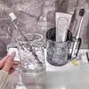 Glacier Pattern Mouthwash Cup, Tooth Brushing Cup, Household Toothbrush, Toothware, Tooth Jar, High-end Couple Washing Cup