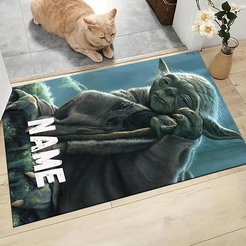 Custom Name Despicable Minions Party Carpet Rug Customizable Soft Washable Anti-Slip Home Living Room Sofa Mats Personalized Rug. 09091