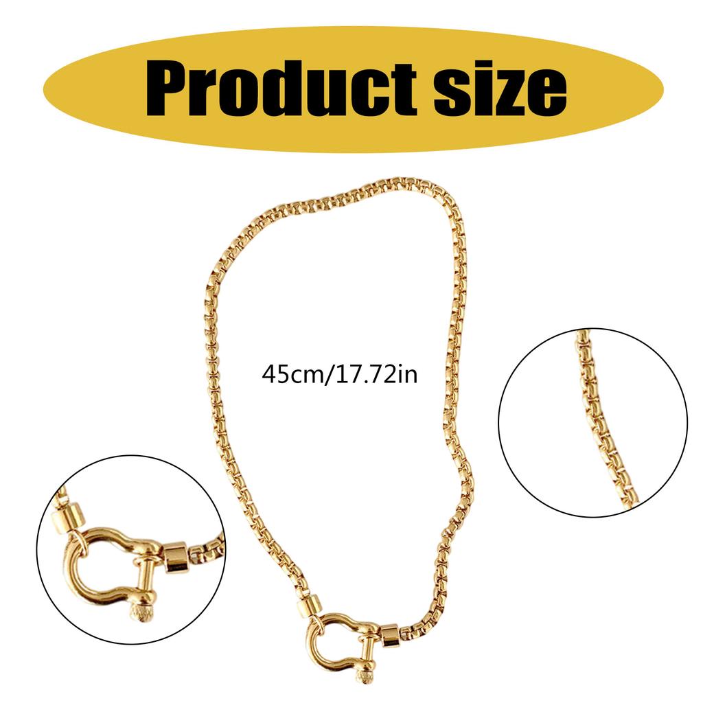 Stylish Unisex Stainless Steel Climbing Buckle Necklace Carabiner Lock for Outdoor Enthusiasts and Fashion Lovers