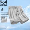 Mao Ren Men's Lightweight Ice Silk Casual Shorts