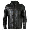 Chinese Size Men Genuine Leather Jacket Soft Slim Fit  Thin Pigskin Leather Jackets Male Skin Coat Spring Clothing