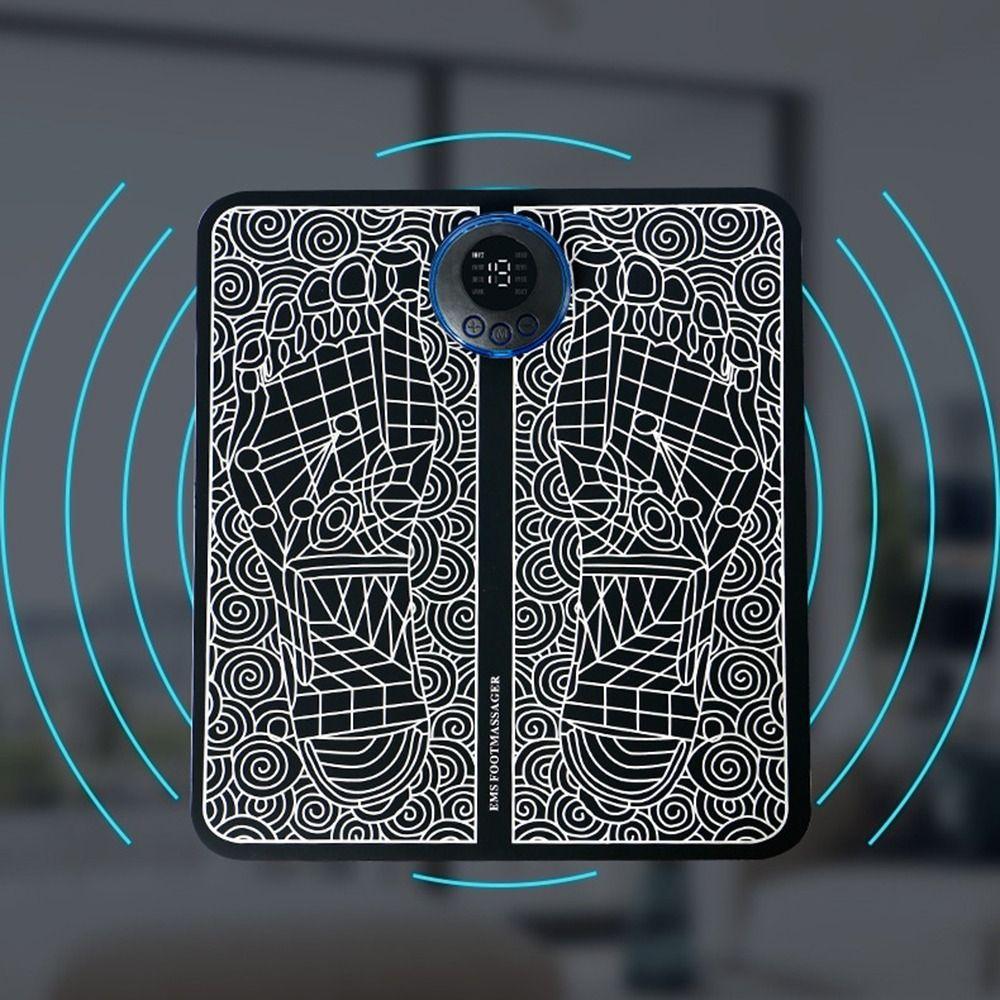 

Уход Портативная массажная машина Массажер для ног Ems Коврик для массажа ног Электрическая стимуляция мышц