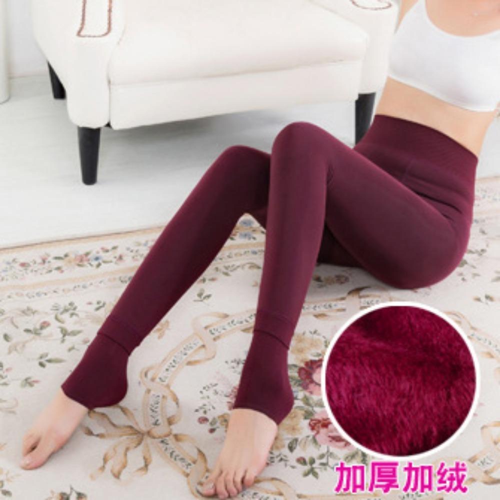 300g Pearl Velvet Leggings Korean Version of Autumn Winter Women with Velvet Thickened Wear Thin