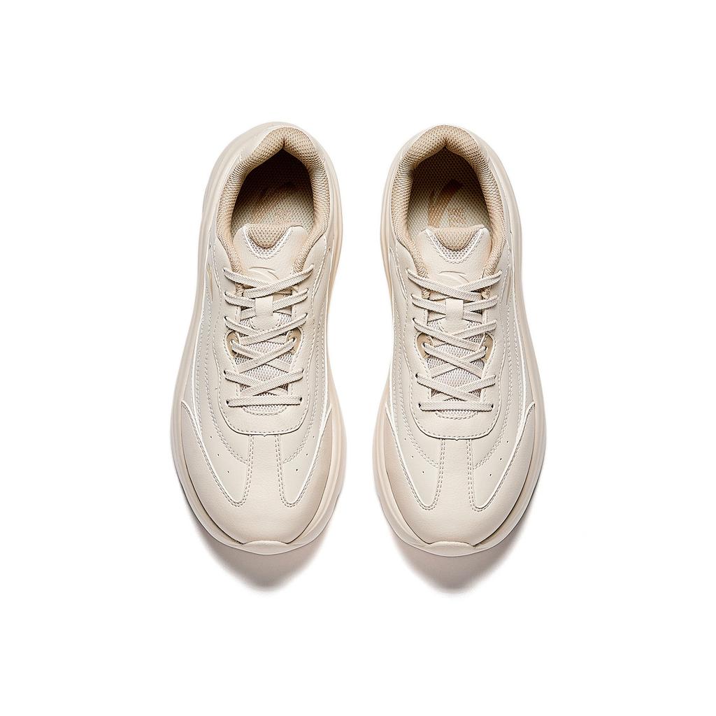 Anta Wave Versatile Fashion Thick Sole Height Increasing Water Resistant Soft Bottom Comfortable Low Top Casual Shoes Women Casual Shoes 922548887-2