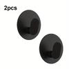 6/4/2PCS Self-Adhesive Hooks Heavy Duty Plastic Wall Hooks Towel Clothes Rack Hangers Bathroom Kitchen Waterproof Hooks