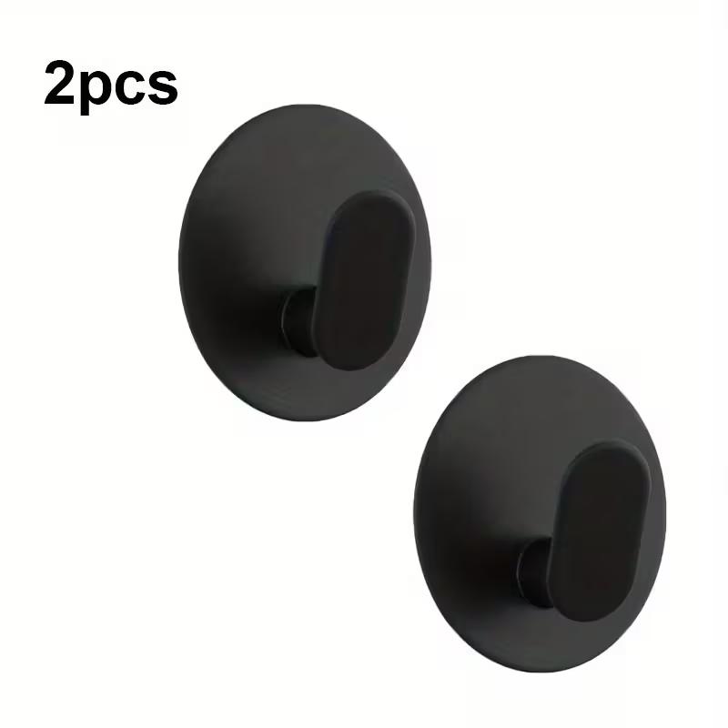 6/4/2PCS Self-Adhesive Hooks Heavy Duty Plastic Wall Hooks Towel Clothes Rack Hangers Bathroom Kitchen Waterproof Hooks