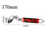 6-12 Inch Self-Locking Adjustable Pipe Wrench With Double Thread Jaws - Multi-Functional Pipe Repair Tool
