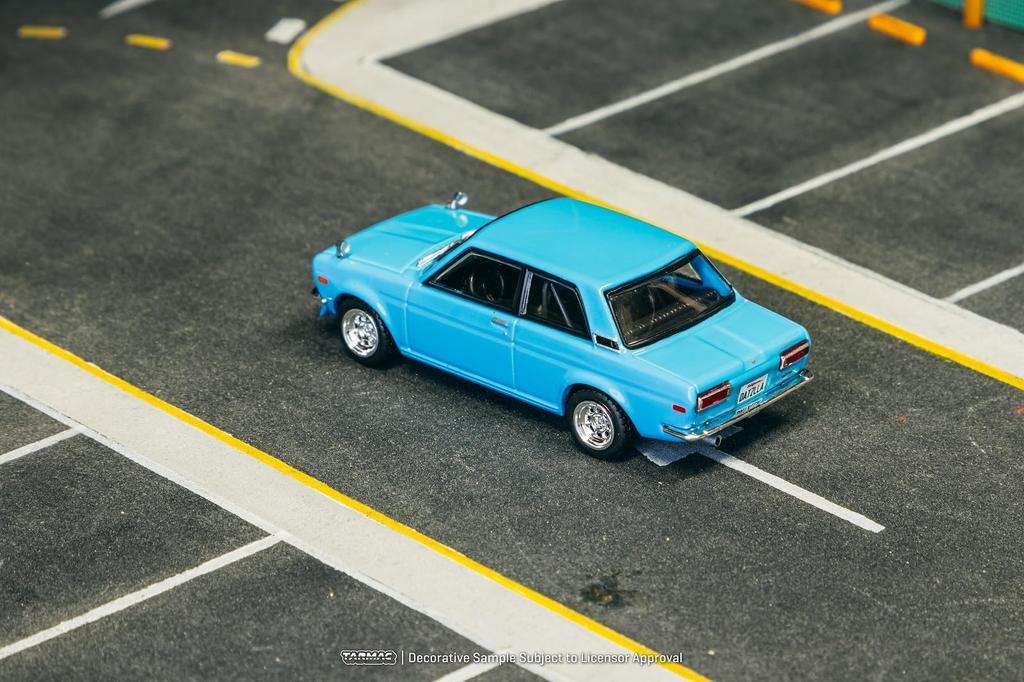 TARMACWORKS Datsun 510 Light Blue Completed Product 1/64 T64R-052-LB