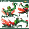 52TOYS BEASTBOX BB-28 REAPER Transforming Toy, Cube to Mantis Insect, Painted Highly Articulated Action Figure, Battery-Free