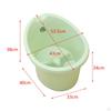 Baby Tub Bucket Portable Shower for 03 Years Old Babies Newborn Blue