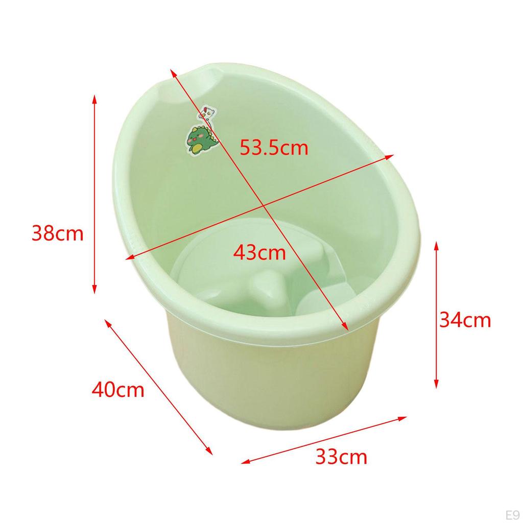 Baby Tub Bucket Portable Shower for 03 Years Old Babies Newborn Blue