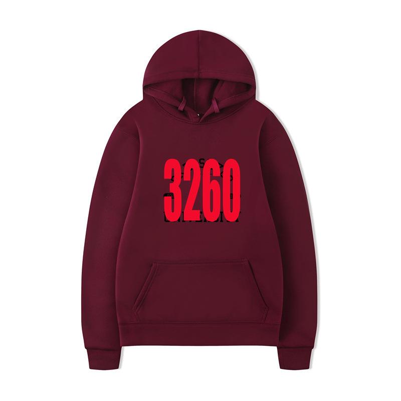 Autumn And Winter Men'S Hooded Sweater Fleece Casual Creativity 3260