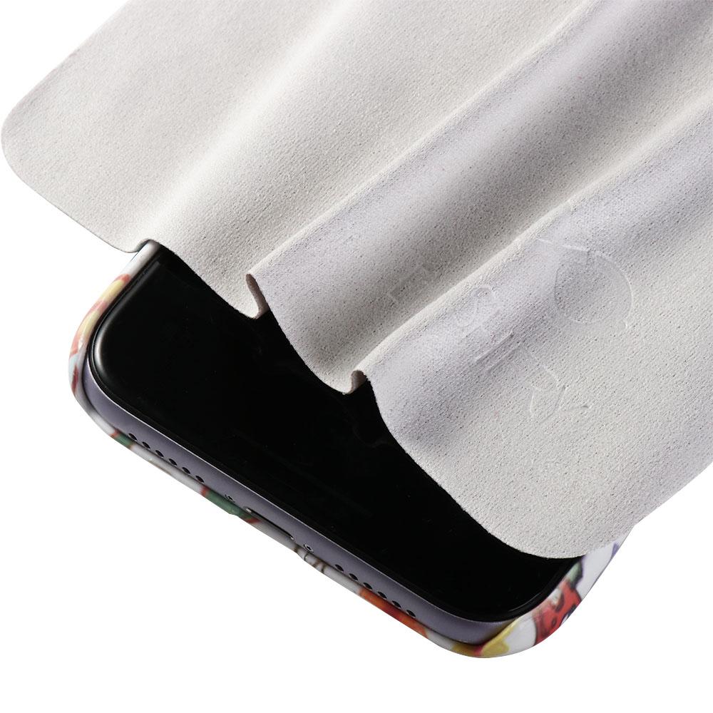 Lot de 10 lingettes nettoyantes pour lunettes de soleil en daim, couleur unie, pour téléphone