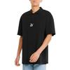 PUMA Polo Shirts Men's Black Polo Collar Moderate Straight Fit 535271-01