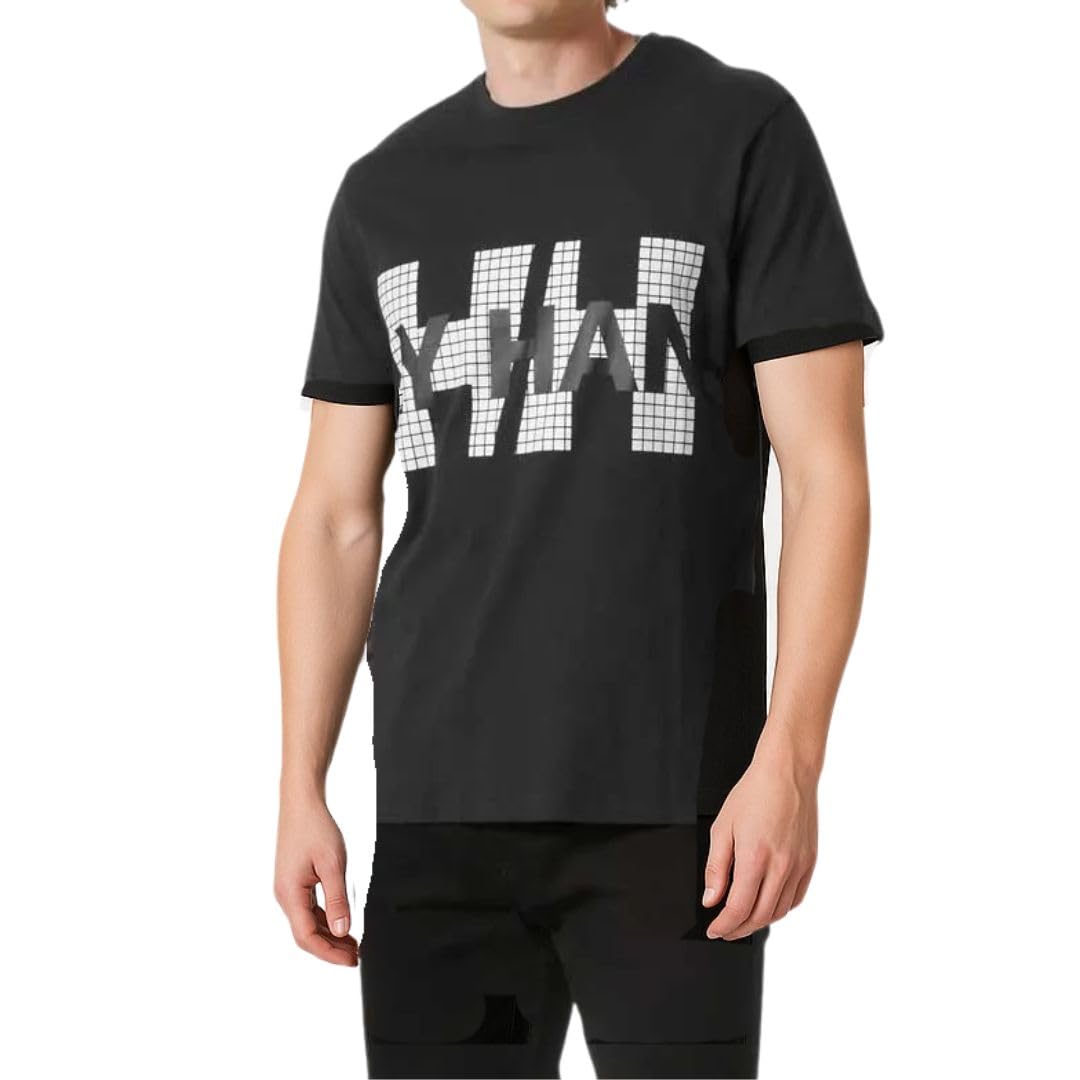 

Футболка Helly Hansen Core Graphic Logo UV Black 2.0, быстросохнущая, защита, унисекс, (JP, Алфавит, L, Черный) [Использовал] чёрный
