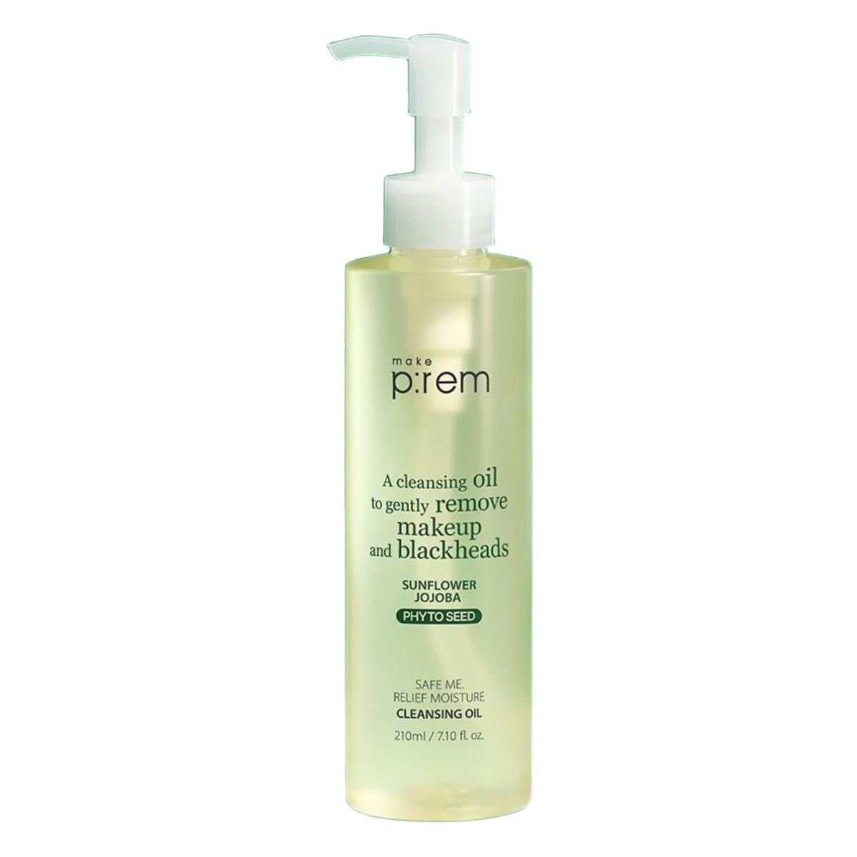 make p:rem Safe Me Relief Moisture Cleansing Oil Deep Pore Cleansing Makeup Remover 210ml