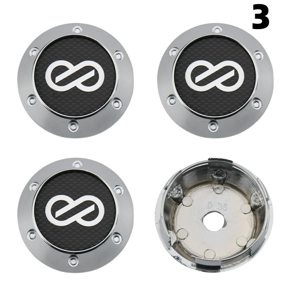 

1Set/4PCS 64MM Rim Caps ENKEI Emblem Wheel Center Cap 68MM Wheel Cover Hub caps Sport Car Logo Tire Accessories No.1 OD 64 ID 56