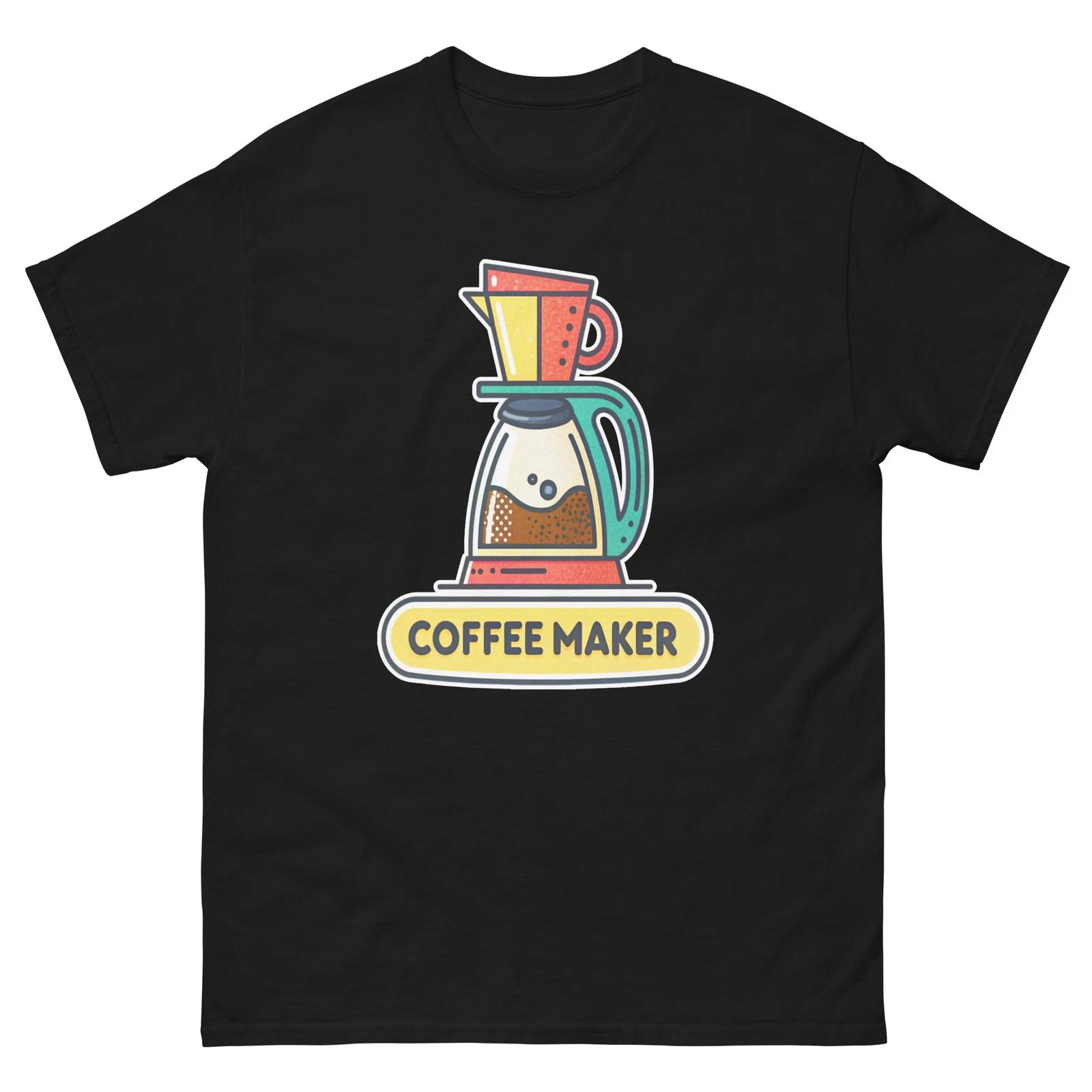Coffee Maker Hotel Item Travel Motel T-Shirt S