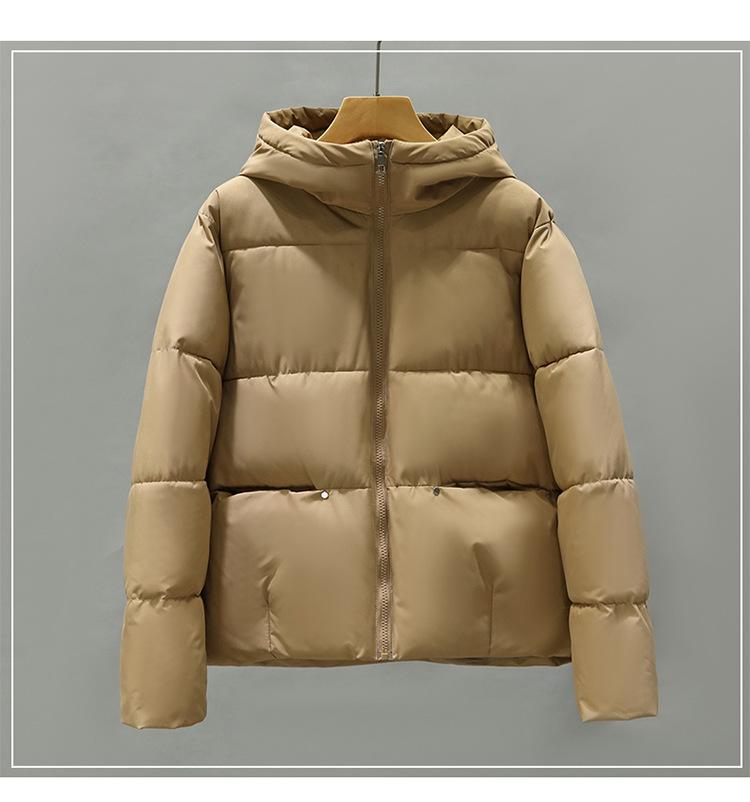 

Пуховик женский короткий свободный в стиле Ins утолщенная куртка хлопковая куртка 2XL коричневый