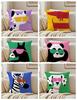 1Pc Modern Pop Art Colorful Animal Print Pillow Case, Soft Polyester Double-Sided Cushion Cover For Home Living Room & Car Inter