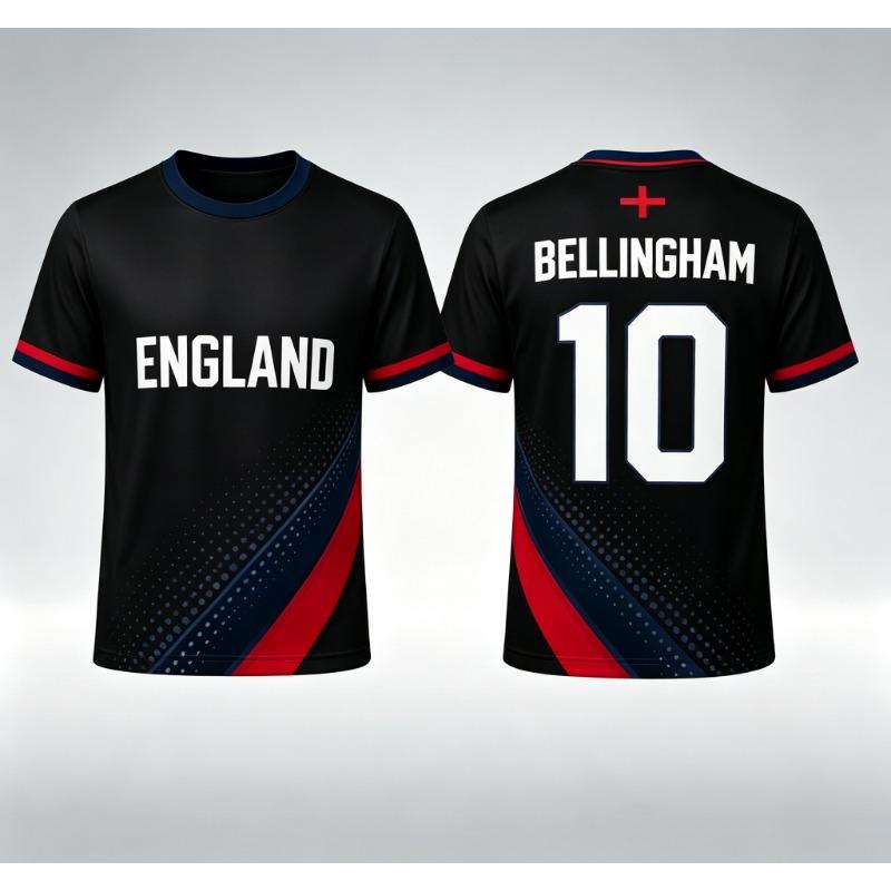 England Jude Bellingham Fan Jersey, Quick-Drying and Breathable Unisex Sports Jersey