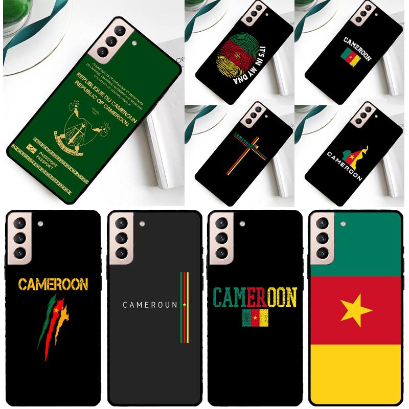 Republic of Cameroon Flag Phone Case For Samsung Galaxy S25 Ultra S24 Ultra S9 S10 S20 S21 S22 S23 Plus S24 FE Cover
