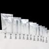 50pcs Sliver Aluminum Foil Bag Zip Lock Bag Food Packaging Moisture-proof Bags Aluminum Layer More Secure Package Pouches with Zipper