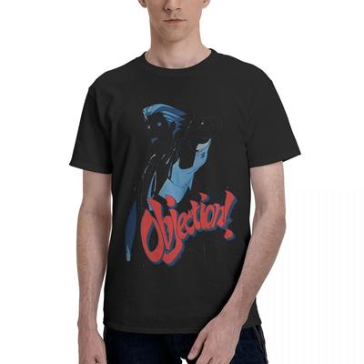 Ace Attorney Objection 100 Cotton Casual Breathable Confortable Tops New In Tops And TShirts Funny Shirt