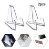 2pcs Display Stand Acrylic Material L:6.8x5.2CM S 3.6x2.7CM