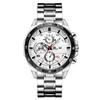 VA VA VOOM Belt Steel Belt Watch, Sports and Leisure Quartz Watch Calendar Men's Watch