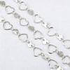Stainless Steel Hollow Chain Flat Chain 1 Meter Length Heart Connecting Chain Love Moon Star Crown Chain Clothing Accessories
